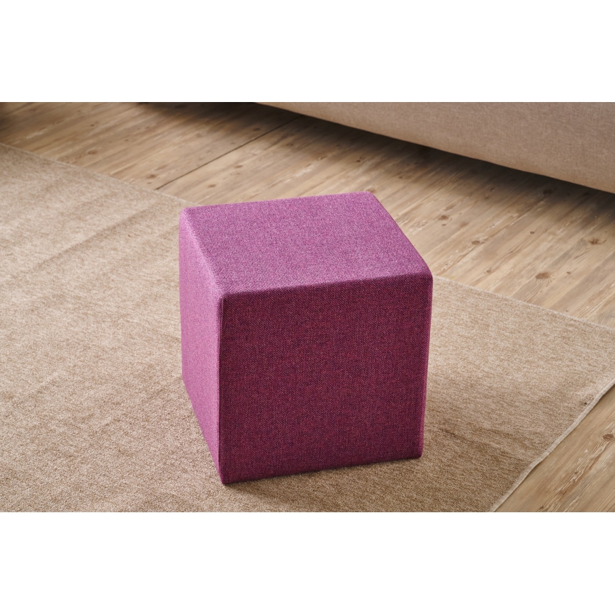 Taburet CUBI 40x40 cm ružový