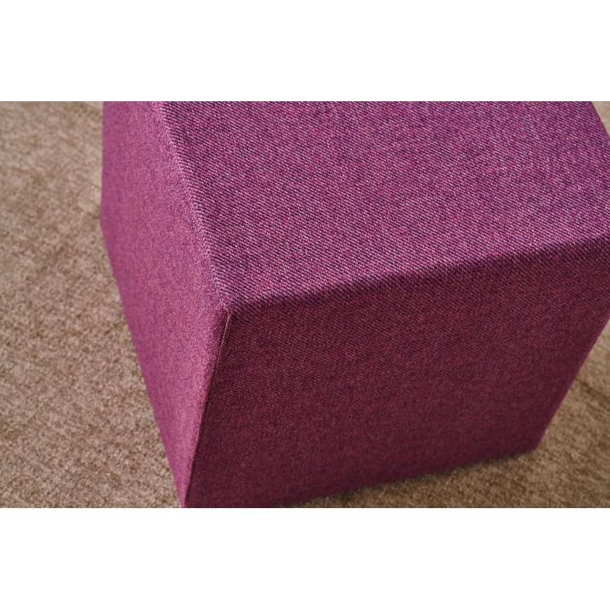 Taburet CUBI 40x40 cm ružový