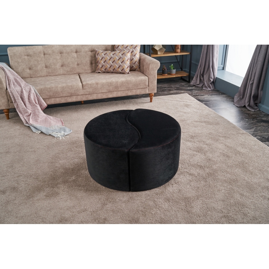 Taburet JING priemer 80 cm antracit