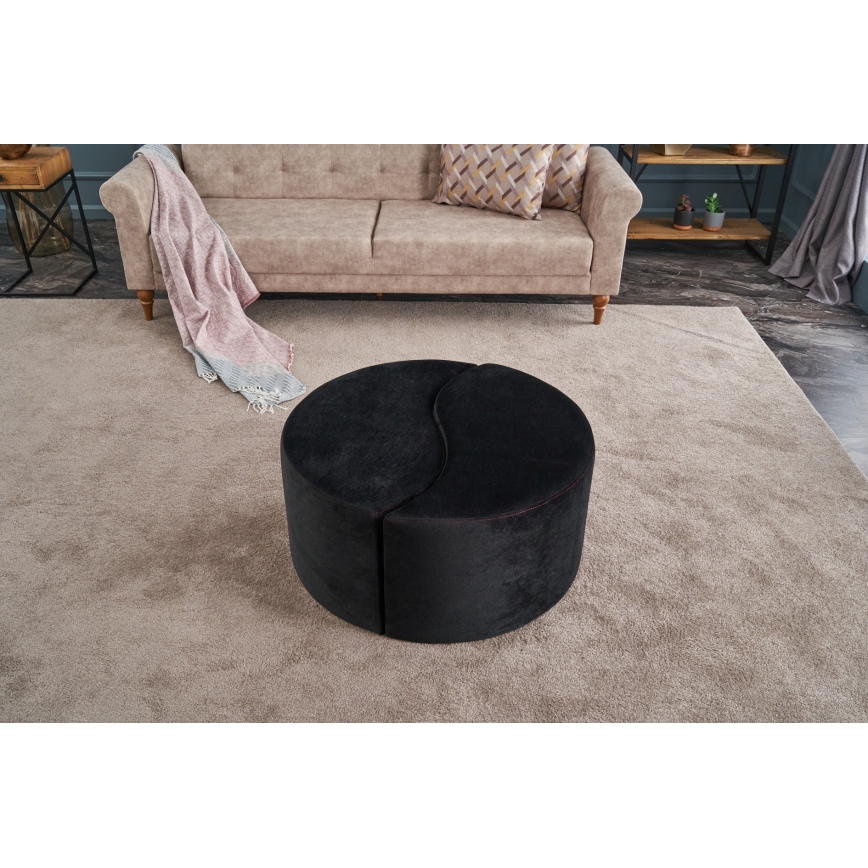 Taburet JING priemer 80 cm antracit