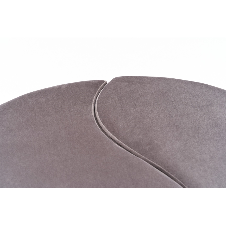 Taburet JING, priemer 80 cm, hnedý