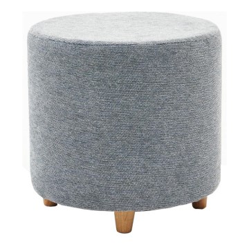 Taburet KIMA, priemer 40 cm, sivý