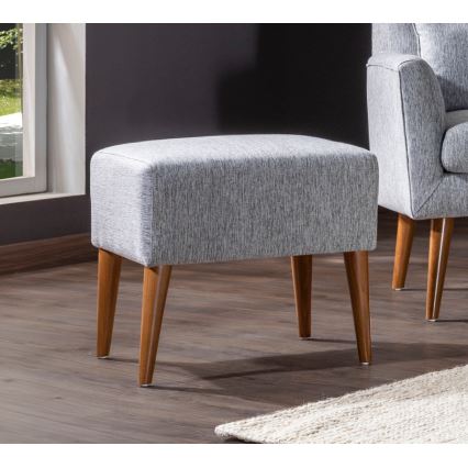 Taburet NIMO 46 × 50 cm sivý