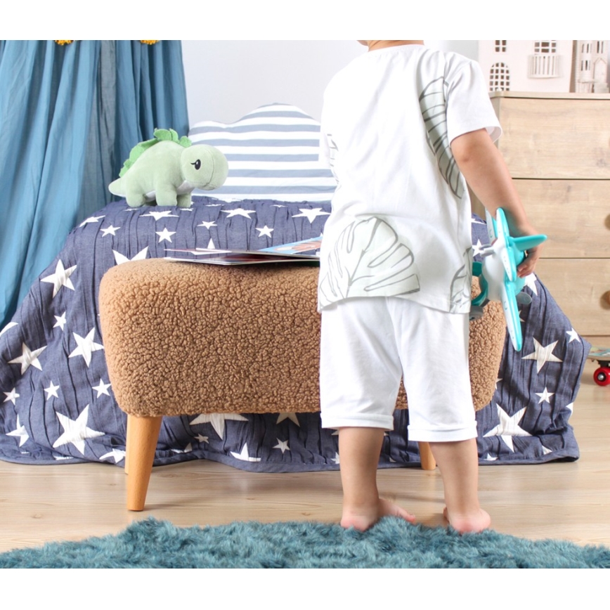 Taburet PIXI 32x61 cm hnedý