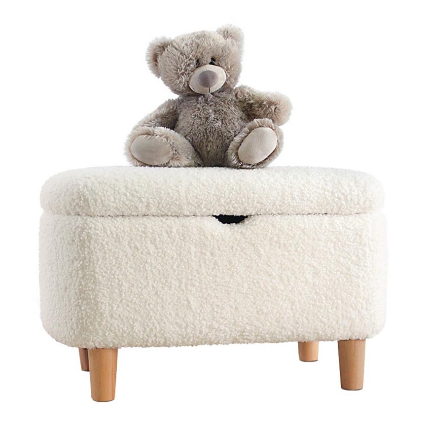 Taburet PIXI 37x61 cm, biely