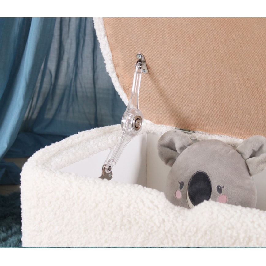 Taburet PIXI 37x61 cm, biely