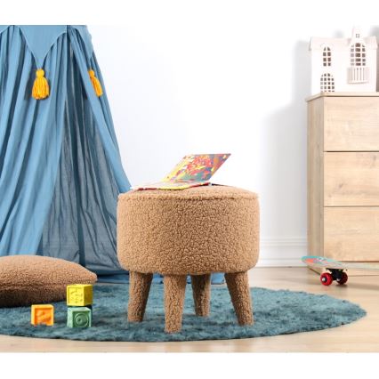 Taburet PIXI pr. 38 cm hnedý