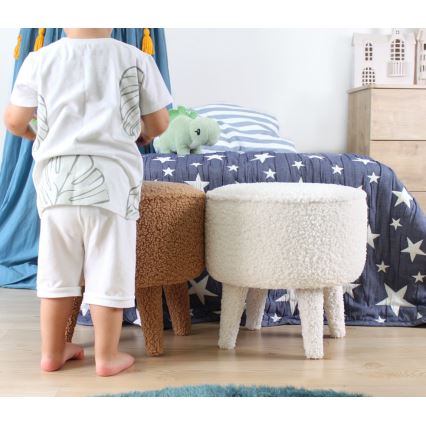 Taburet PIXI pr. 38 cm hnedý