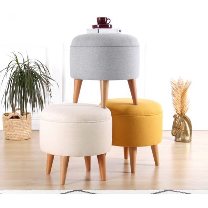 Taburet PIXI pr. 40 cm žltý