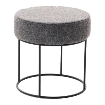 Taburet RELO, priemer 40 cm, antracit