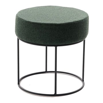 Taburet RELO, priemer 40 cm, zelený