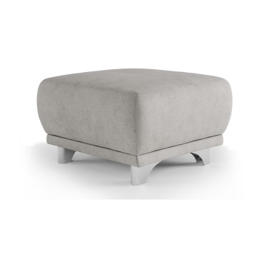 Taburet RIMINI 66x66 cm svetlošedá