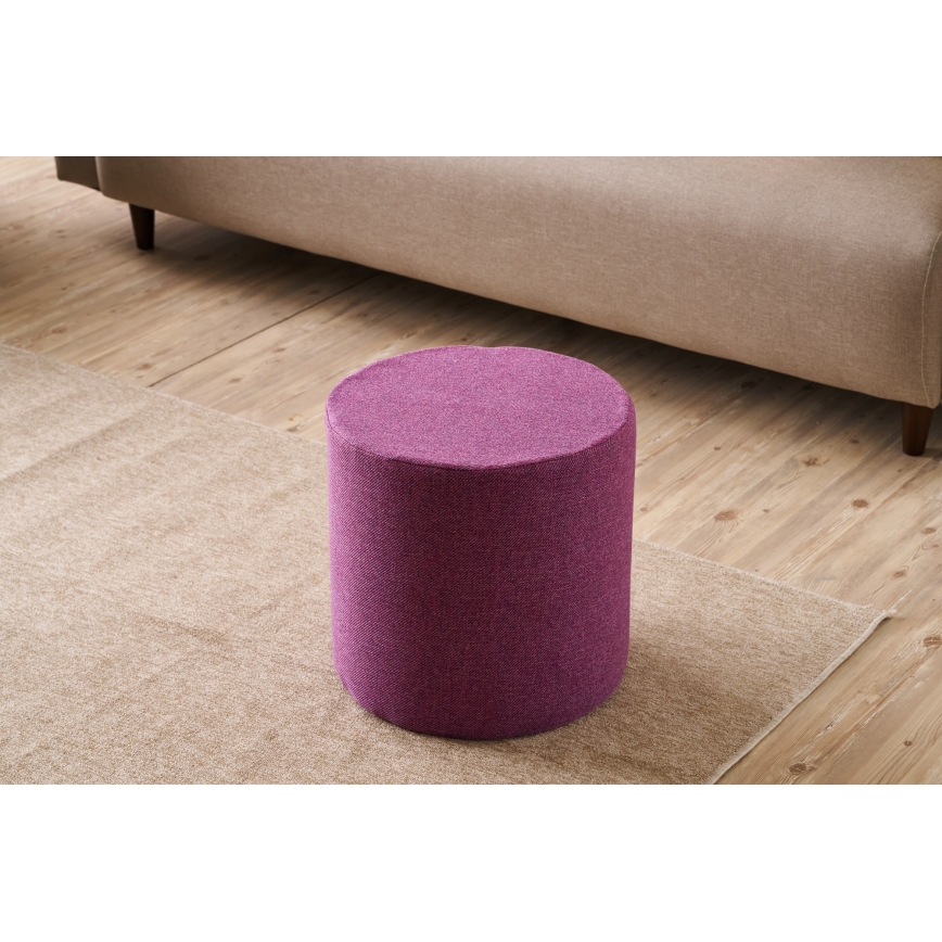 Taburet RONDO pr. 40 cm ružový
