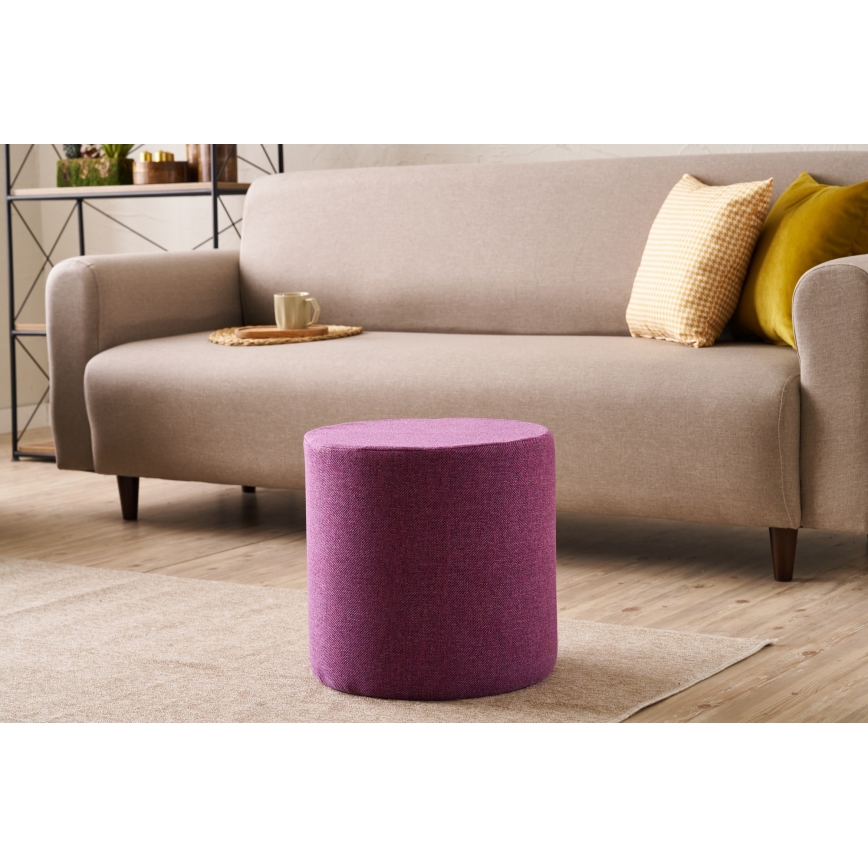 Taburet RONDO pr. 40 cm ružový