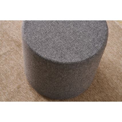 Taburet RONDO, priemer 40 cm, antracit