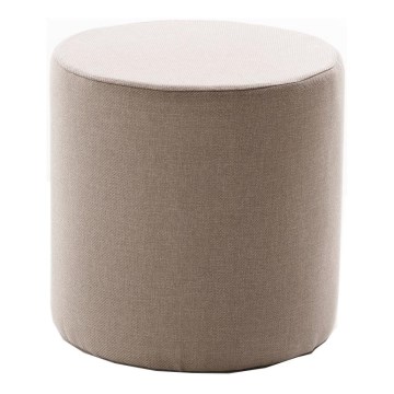 Taburet RONDO, priemer 40 cm, béžový