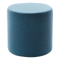 Taburet RONDO, priemer 40 cm, modrý