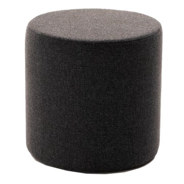 Taburet RONDO, priemer 40 cm, tmavohnedý