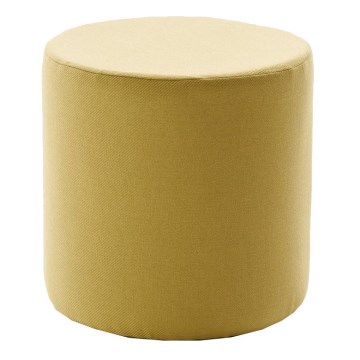 Taburet RONDO, priemer 40 cm, žltý