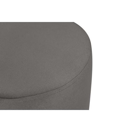 Taburet VEX, priemer 36 cm, sivý