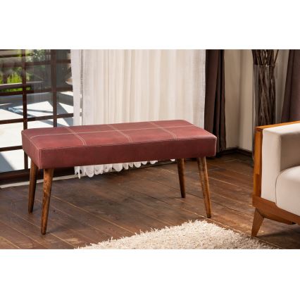 Taburet VITO 46x92 cm červený