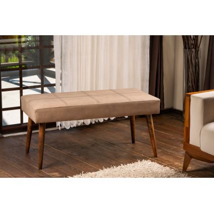 Taburet VITO 46x92 cm hnedý