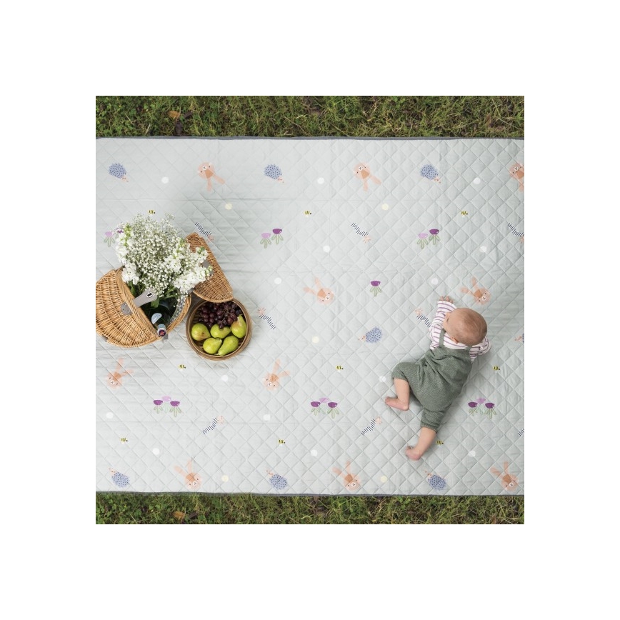 Taf Toys - Detská hracia deka outdoorová Záhrada XL