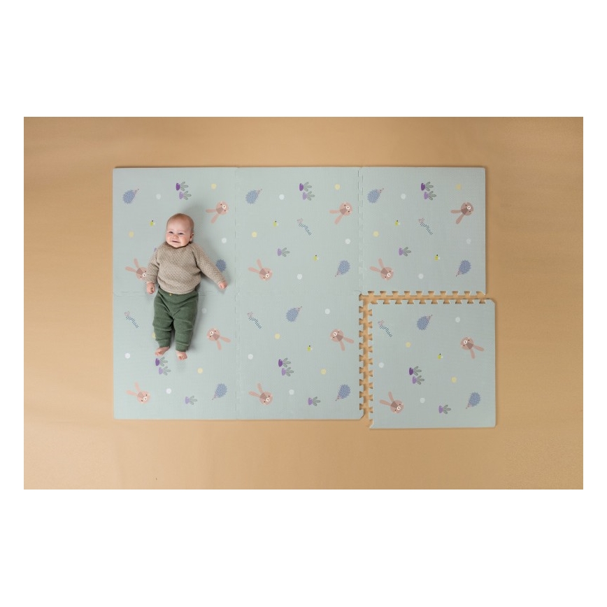 Taf Toys - Detská hracia podložka XL Puzzle Záhrada