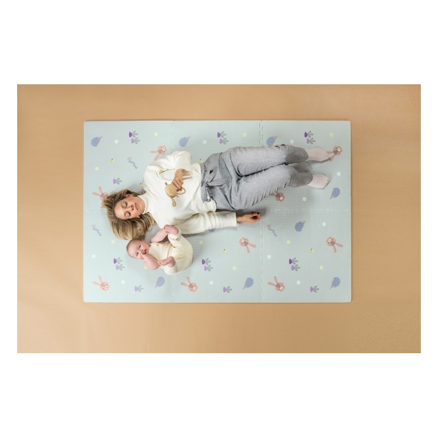 Taf Toys - Detská hracia podložka XL Puzzle Záhrada