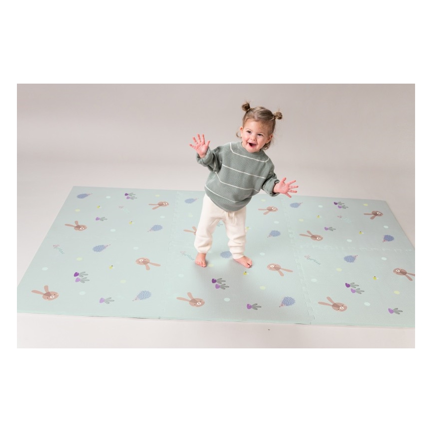 Taf Toys - Detská hracia podložka XL Puzzle Záhrada