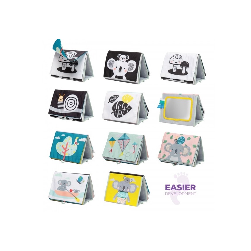 Taf Toys - Detská textilná knižka so zrkadielkom koala