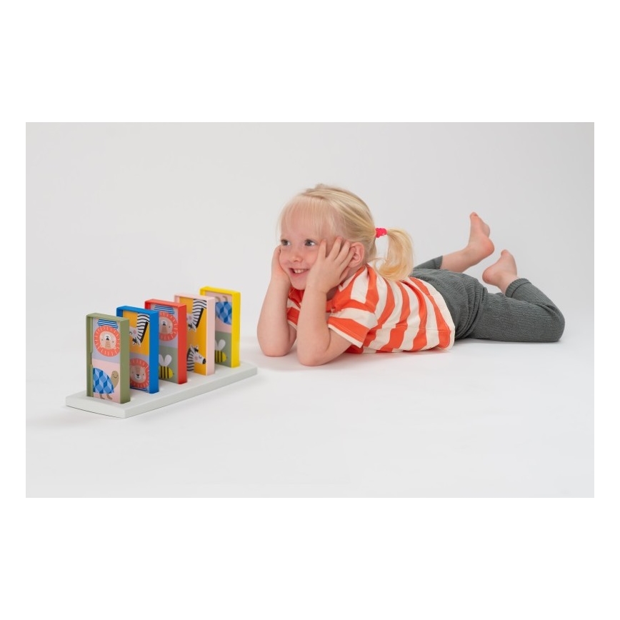 Taf Toys - Detské domino 4v1 zvieratká