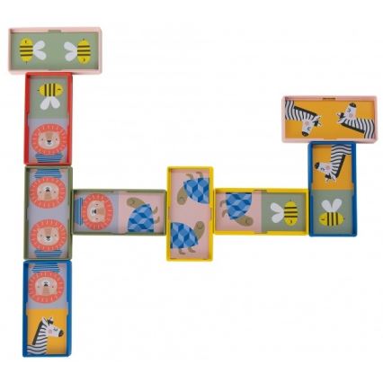 Taf Toys - Detské domino 4v1 zvieratká