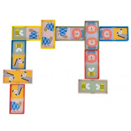 Taf Toys - Detské domino 4v1 zvieratká