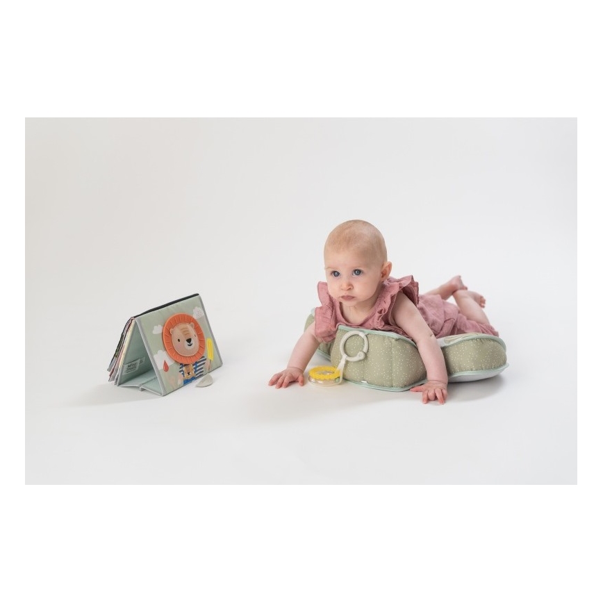 Taf Toys - Detský vankúšik pre hru na brušku TUMMY-TIME savana