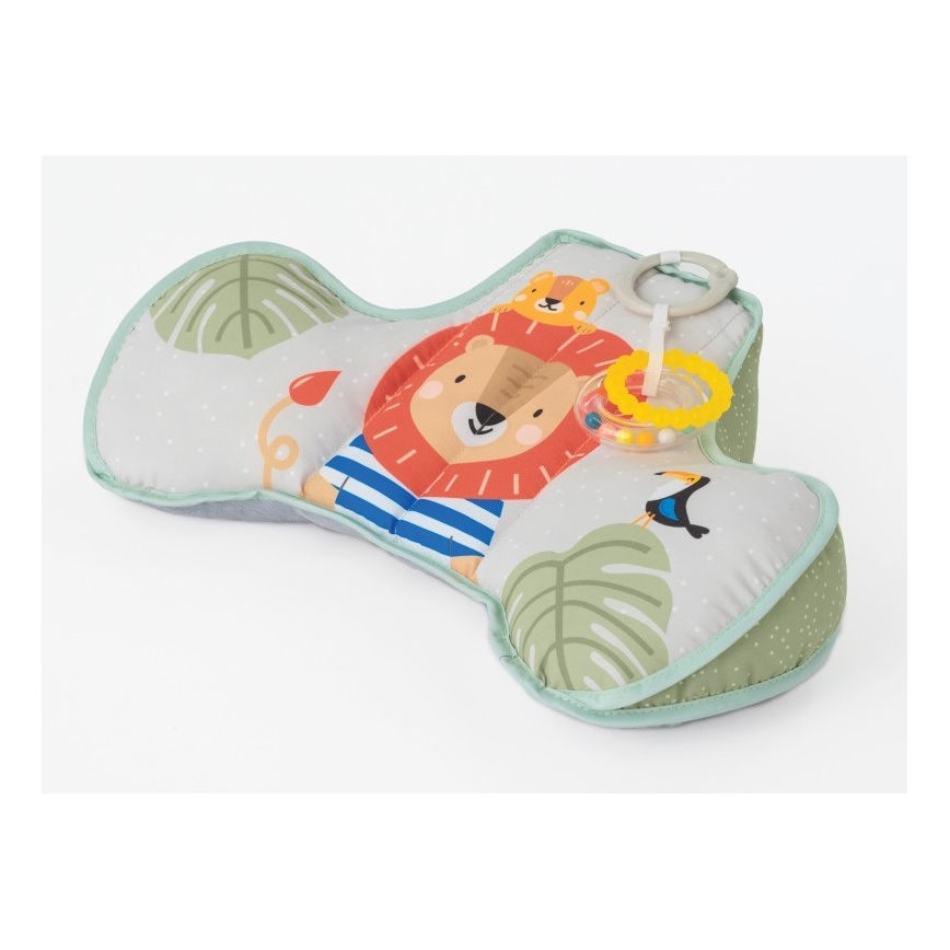 Taf Toys - Detský vankúšik pre hru na brušku TUMMY-TIME savana