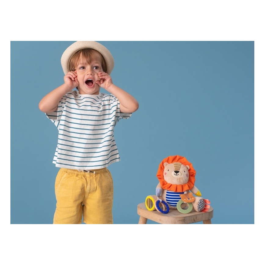 Taf Toys - Plyšová hračka s hryzátkami 25 cm lev