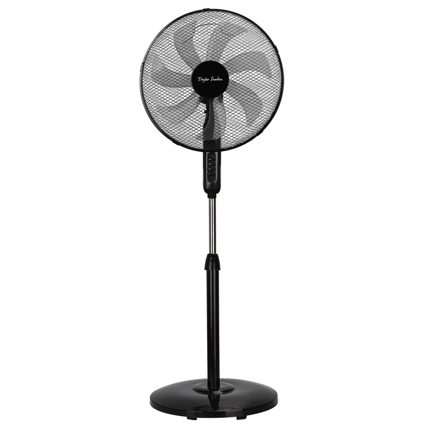 Taylor Swoden - Stojanový ventilátor 50W/230V 122 cm čierny