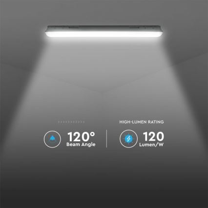 LED technické žiarivkové svietidlo s núdzovým modulom LED/36W/230V 6500K IP65 2200 mAh 120 cm