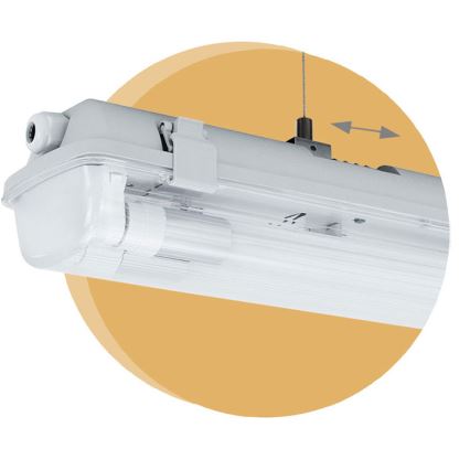 Technické žiarivkové svietidlo LIMEA T8 2xG13/10W/230V IP65 1500mm