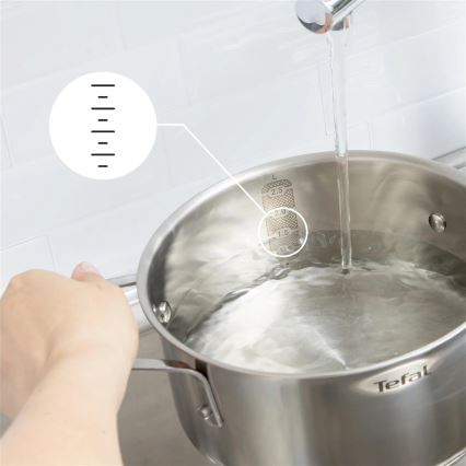 Tefal - 3-dielna sada hrncov DELICIOUS, nerezová