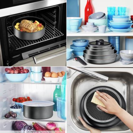 Tefal - 4-dielna sada riadu INGENIO XL FORCE