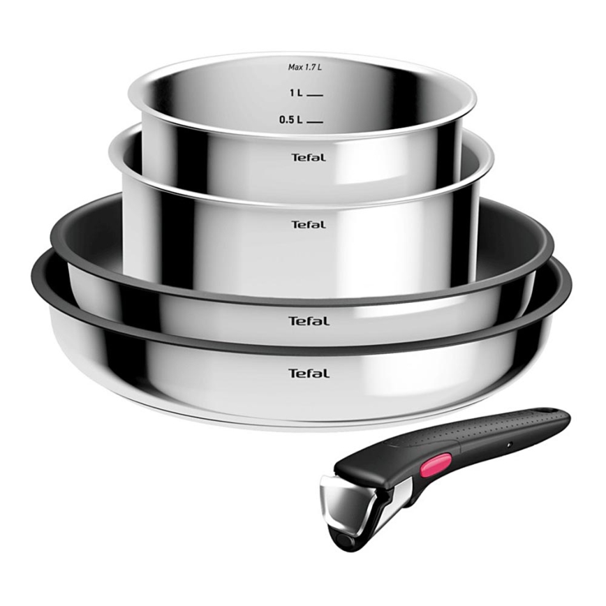 Tefal - 5-dielna sada riadu INGENIO COOK nerez