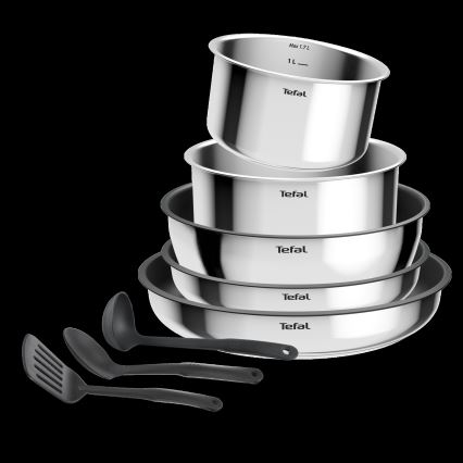 Tefal - 9-dielna sada riadu INGENIO COOK nerez