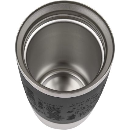 Tefal - Cestovný hrnček 360 ml TRAVEL MUG nerez/čierna