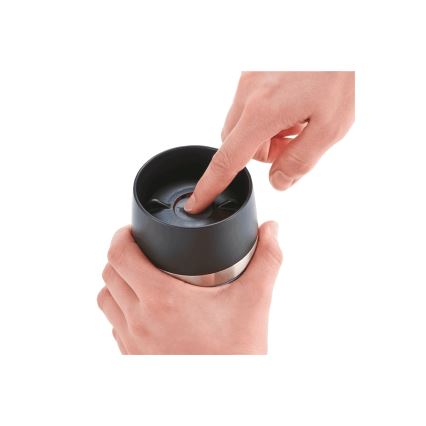 Tefal - Cestovný hrnček 360 ml TRAVEL MUG nerez/tmavomodrá