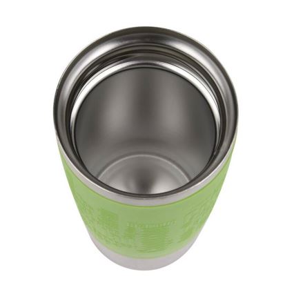 Tefal - Cestovný hrnček 360 ml TRAVEL MUG nerez/zelená