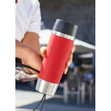 Tefal - Cestovný hrnček 500 ml TRAVEL MUG nerez/červená