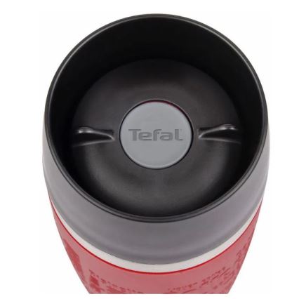 Tefal - Cestovný hrnček 500 ml TRAVEL MUG nerez/červená