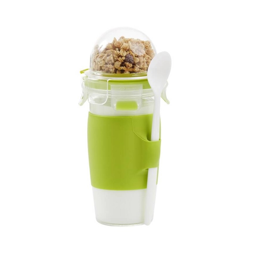 Tefal - Dóza na jogurt s lyžičkou 0,45 l MASTER SEAL TO GO zelená